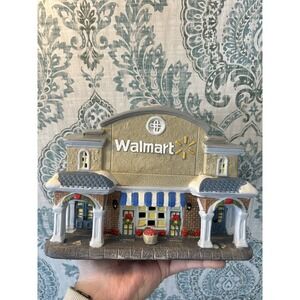 Holiday Village Collectible -2019 WalMart - 7"H x 10" W x 4" D Only Display